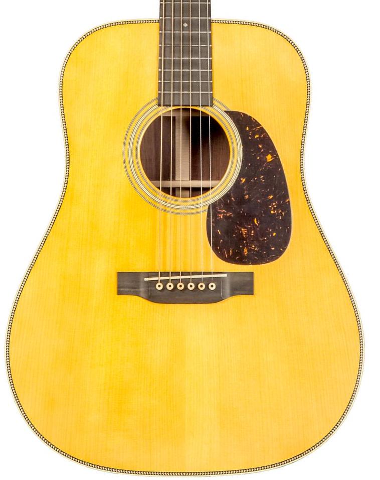 Folk-gitarre Martin Custom Shop Expert D-28 1937 #2810388 - Natural Stage 1 Lightly Aged
