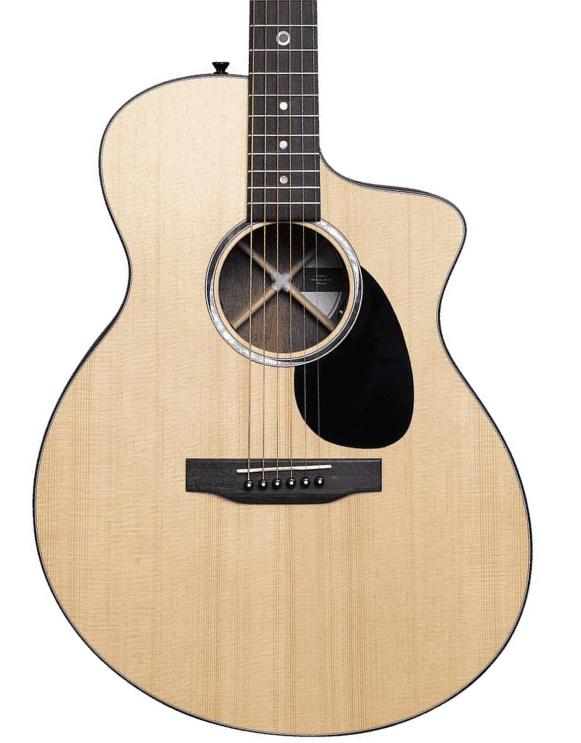 Elektroakustische gitarre Martin SC-10E Koa - Natural satin
