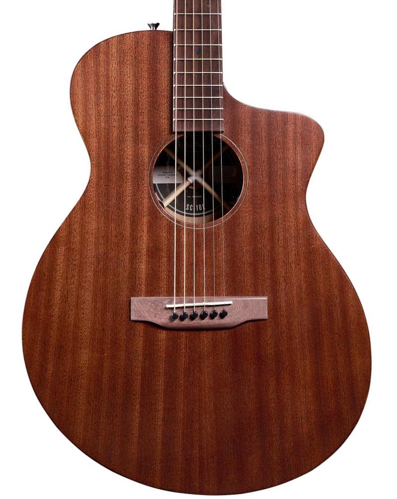 Folk-gitarre Martin Road SC-10E Modern Sapele - Dark Mahogany