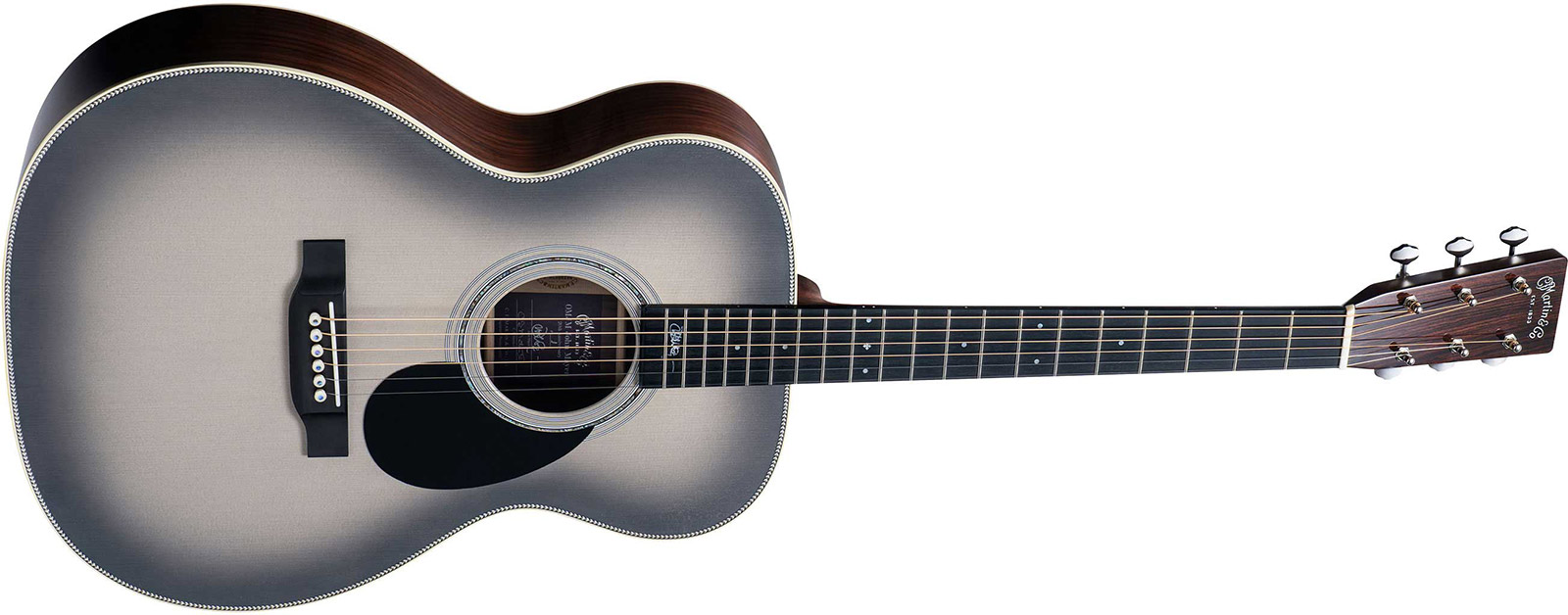 Martin John Mayer Omjm Signature 20th Anniversary Epicea Palissandre Eb - Silverburst - Folk-Gitarre - Variation 1