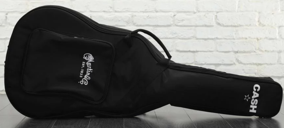 Martin Johnny Cash Dx Lh Gaucher Signature Dreadnought Hpl Ric - Black - Folk-Gitarre - Variation 5