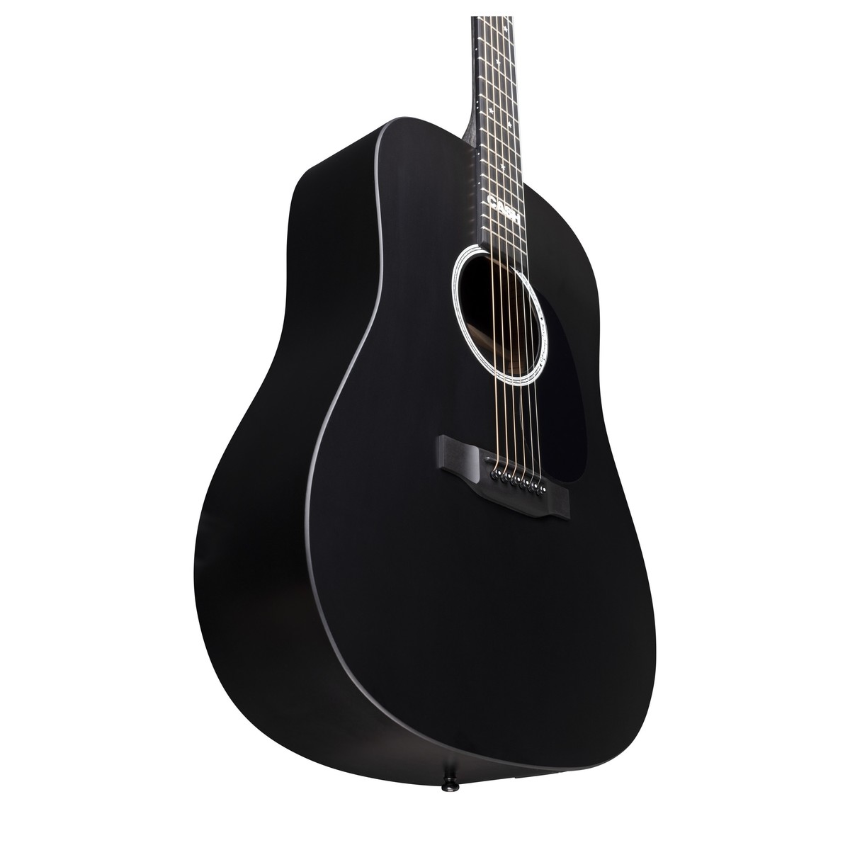 Martin Johnny Cash Dx Signature Dreadnought Hpl Ric - Black - Elektroakustische Gitarre - Variation 2