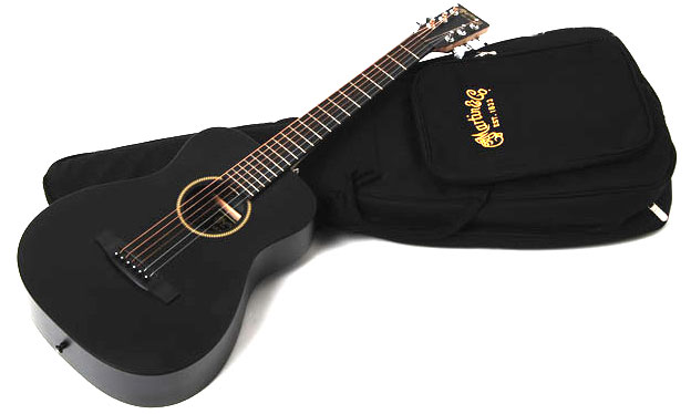 Martin Lx Little Martin Gaucher - Black Satin - Westerngitarre & electro - Variation 4