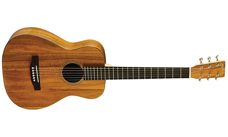 Martin Lxk2 Little Martin Dreadnought Mini Tout Koa Hpl Ric - Hpl Natural - Western-Reisegitarre - Variation 1