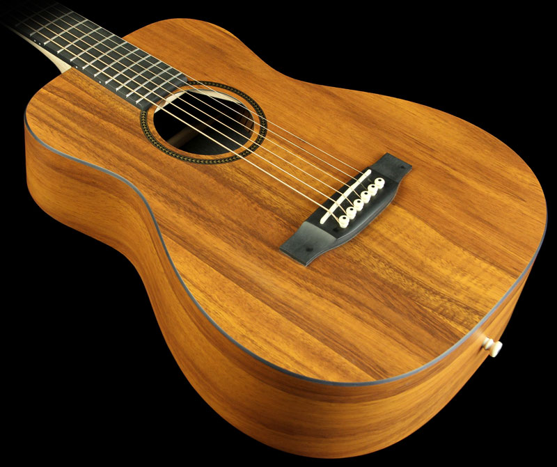 Martin Lxk2l Little Martin Gaucher Mini Dreadnought Hpl Koa - Natural - Western-Reisegitarre - Variation 2