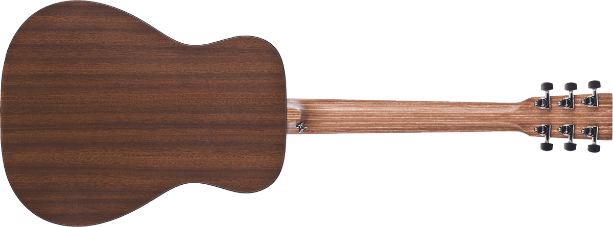 Martin Lxme Little Martin 0-14 Lh Gaucher Hpl Epicea Acajou Ric +housse - Natural Satin - Linkshändige Folkgitarre - Variation 1