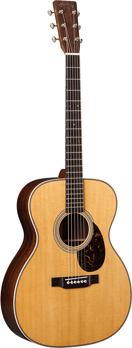 Martin Om-28 Standard Re-imagined Orchestra Model Epicea Palissandre Eb - Natural Gloss Aging Toner - Folk-Gitarre - Variation 2