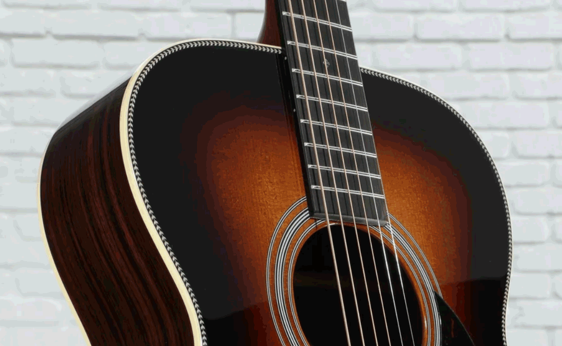 Martin Om28 Standard Golden Era Orchestra Model Epicea Palissandre Eb - Gloss 1935 Sunburst - Folk-Gitarre - Variation 2