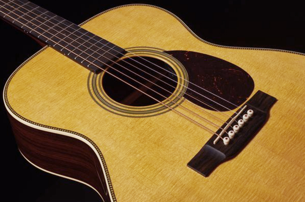 Martin Om28e Standard Golden Era Orchestra Model Epicea Palissandre Eb - Natural Gloss - Folk-Gitarre - Variation 2