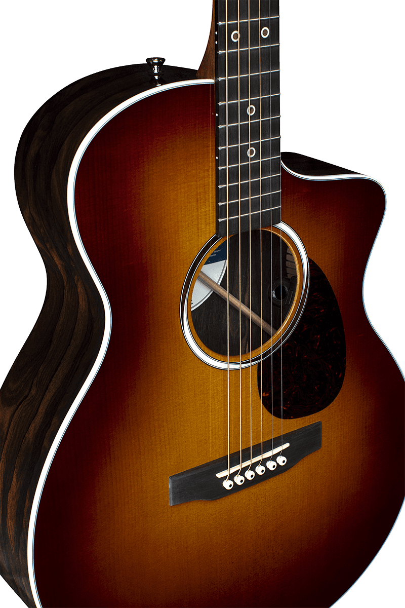 Martin Sc-13e Road Special Om Cw Epicea Ziricote Eb - Burst - Elektroakustische Gitarre - Variation 1