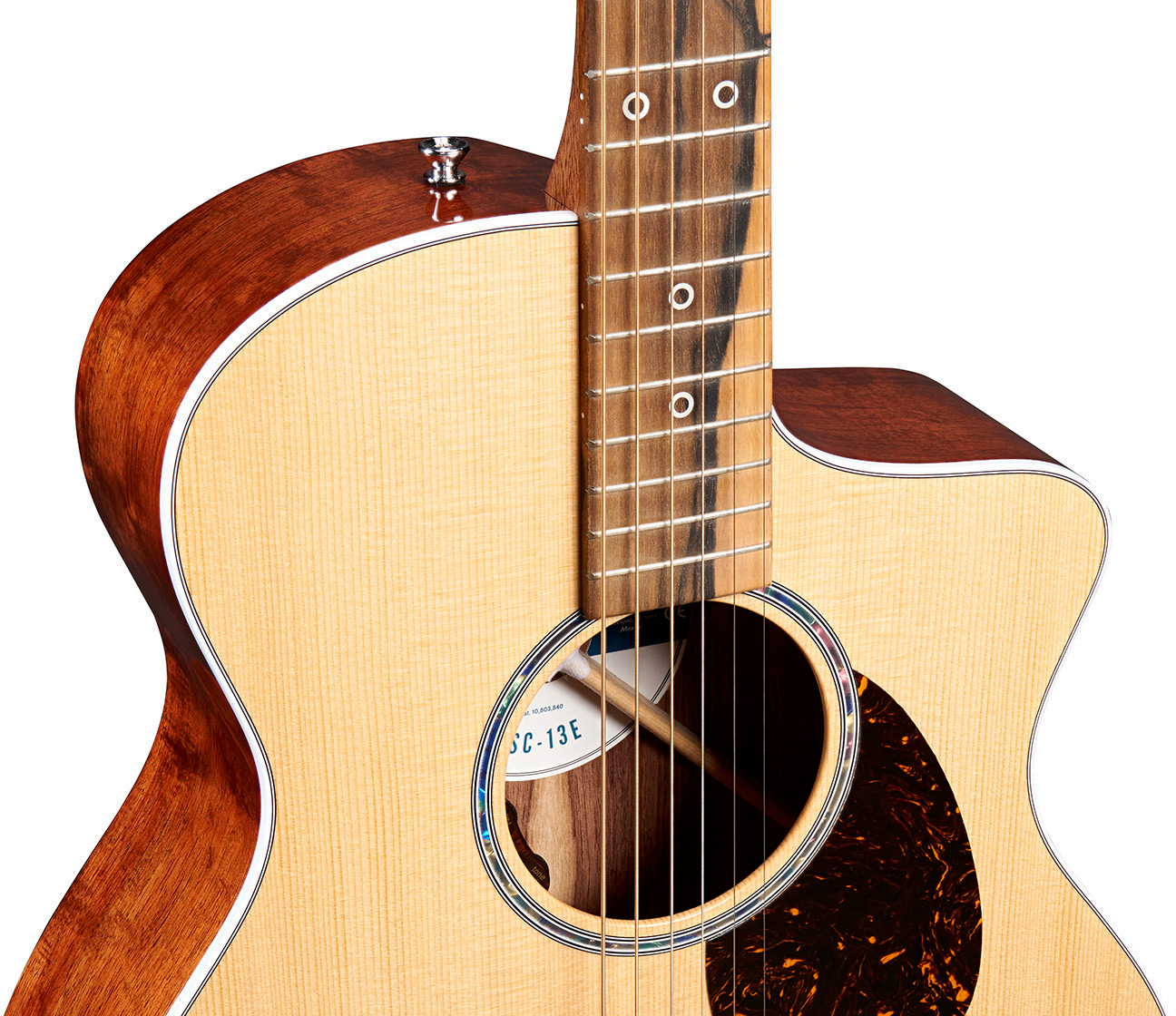 Martin Sc13e Modern Road Om Cw Epicea Koa Eb - Natural - Folk-Gitarre - Variation 2