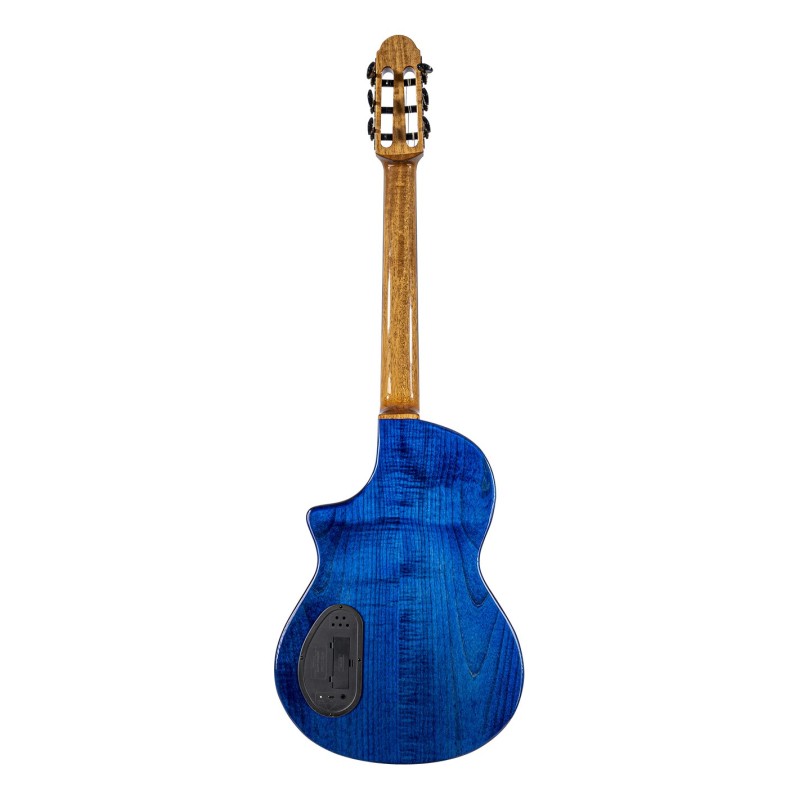 Martinez Hispania Electro Erable Acajou + Housse - Transblue Burst - Konzertgitarren 4/4 - Variation 2