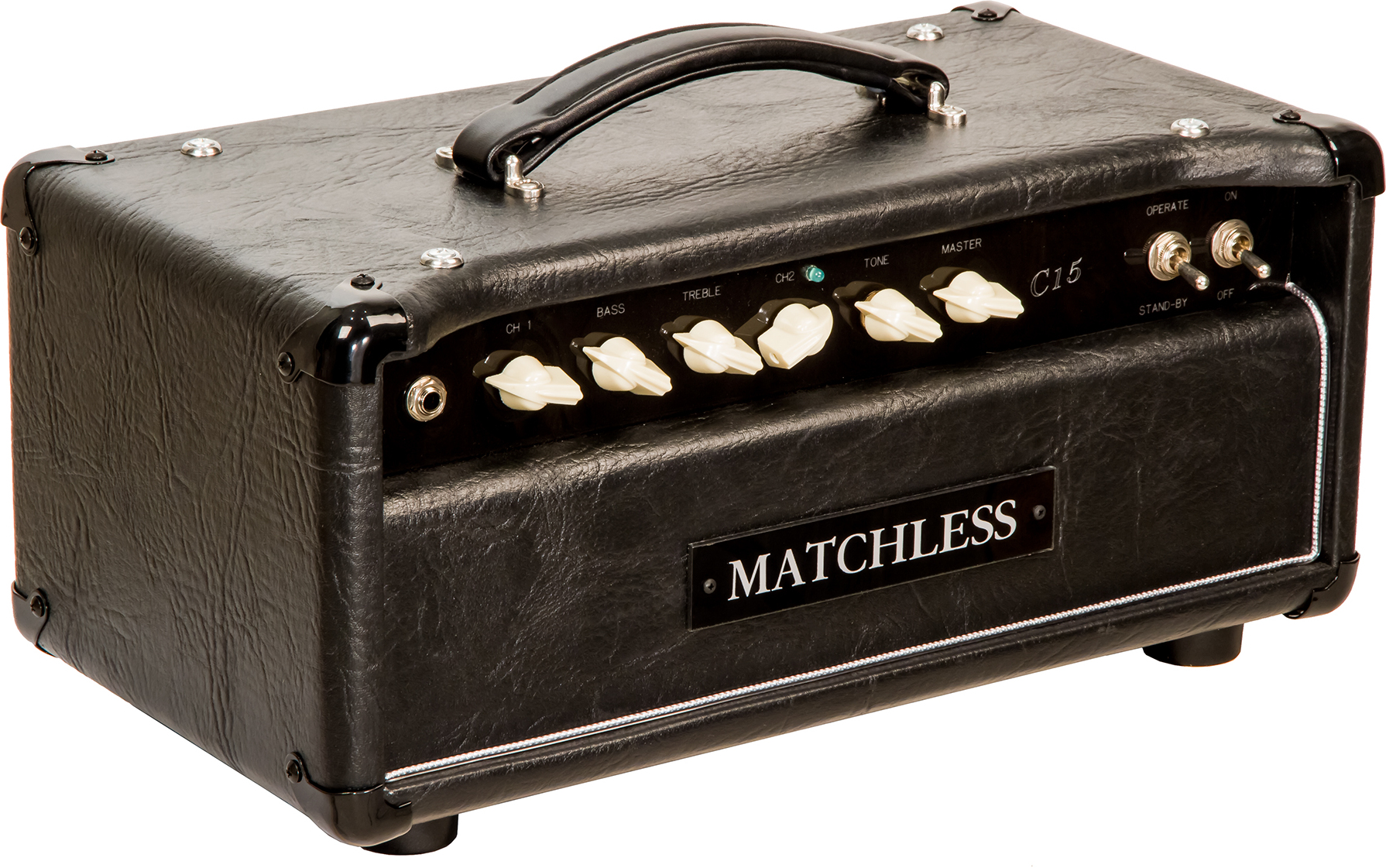 Matchless C-15 Head 15w Black/silver - E-Gitarre Topteil - Main picture