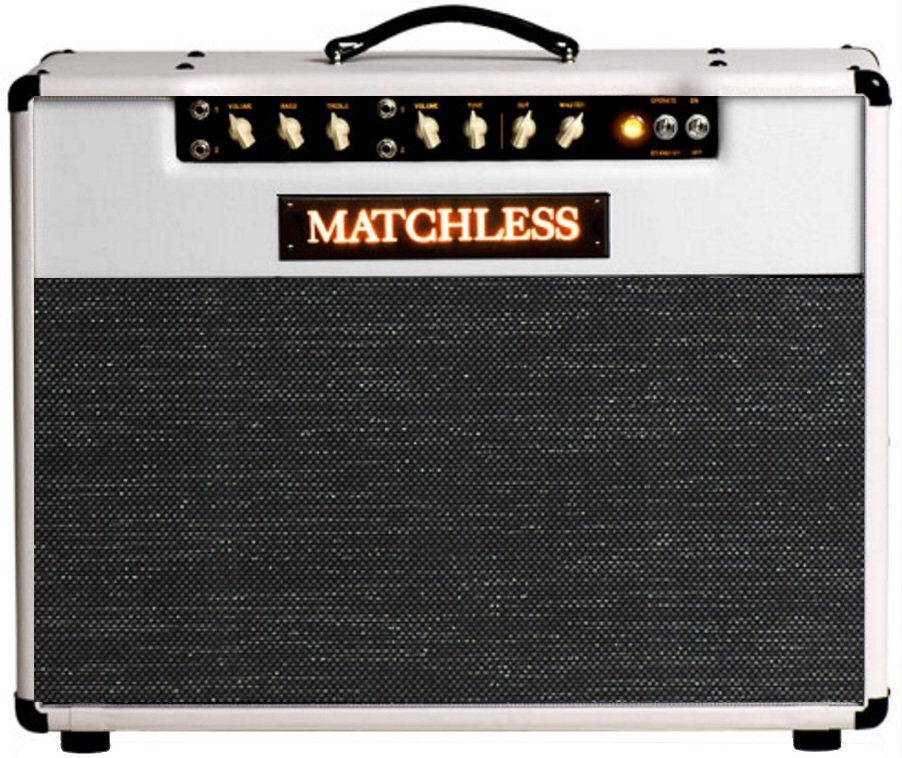 Matchless Dc-30 30w 2x12 White/silver - Combo für E-Gitarre - Main picture