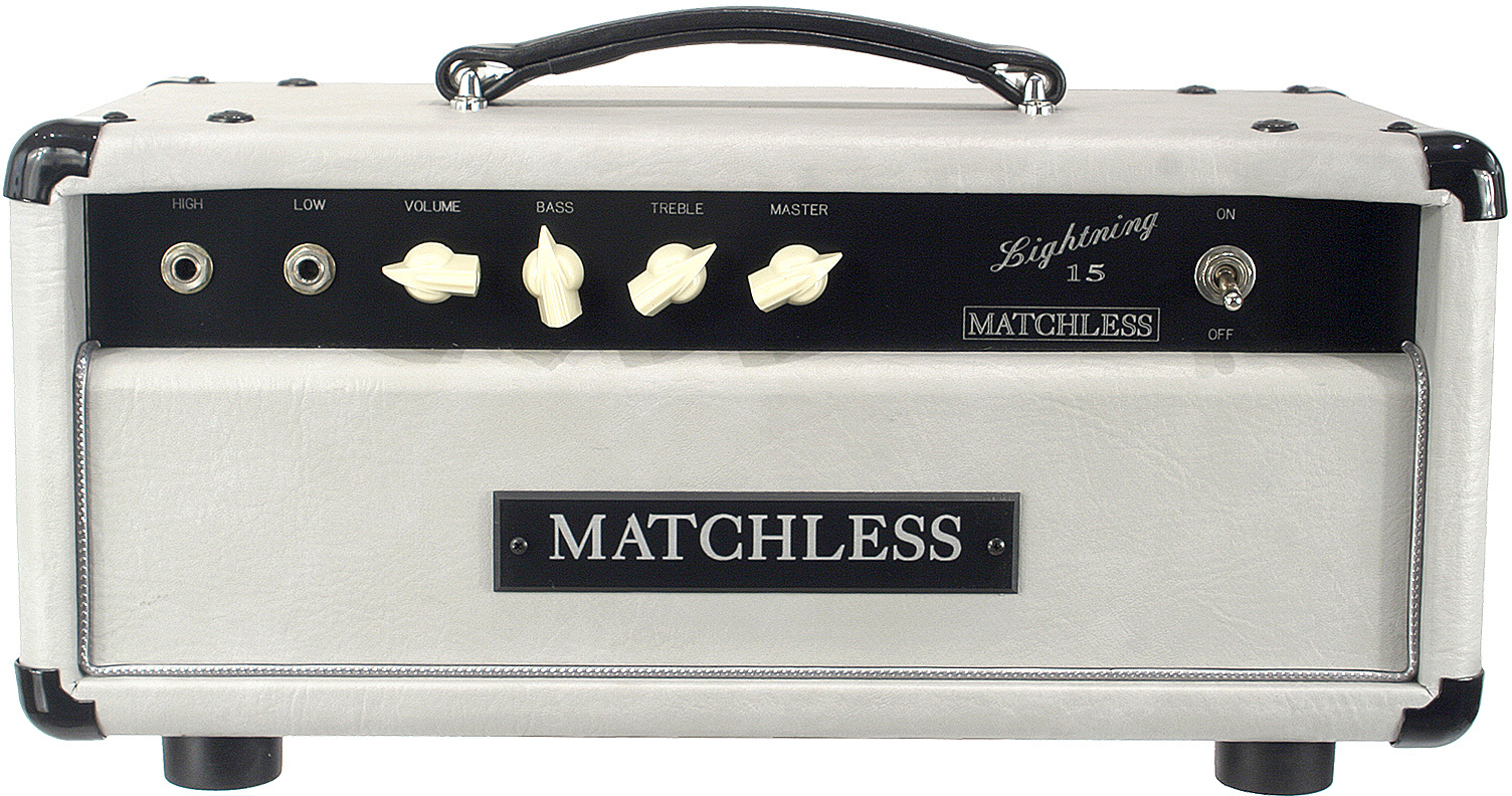 Matchless Lightning 15 Head 15w Light Gray - E-Gitarre Topteil - Main picture