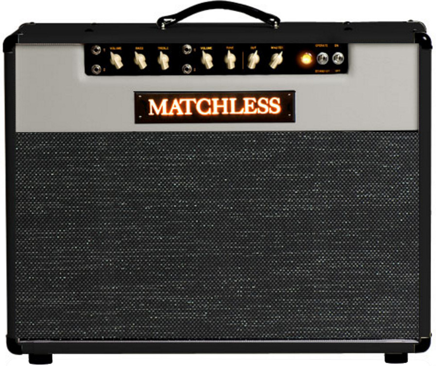 Matchless Sc Mini 1x12 6w Black/light Gray/silver - Combo für E-Gitarre - Main picture