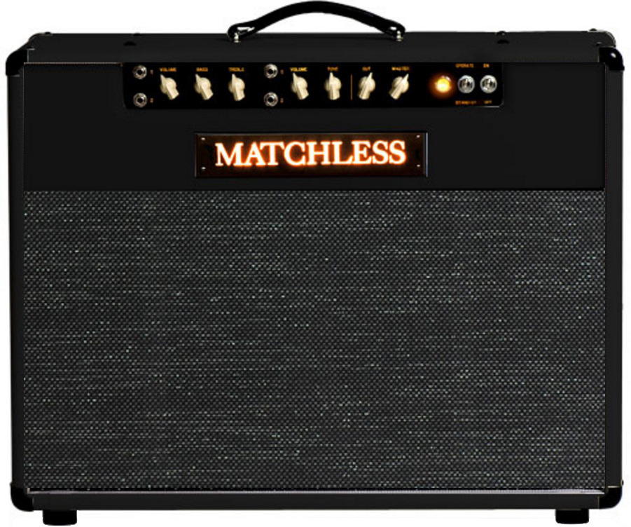 Matchless Sc Mini 1x12 6w Black/silver - Combo für E-Gitarre - Main picture
