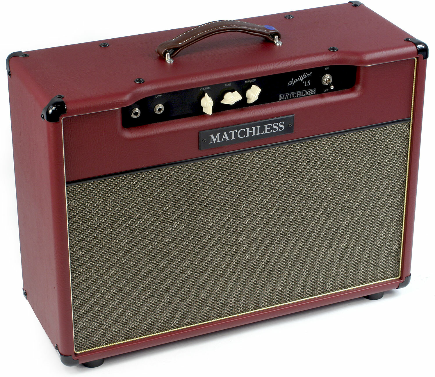 Matchless Spitfire 15 112 Reverb 15w 1x12 Burgundy/gold - Combo für E-Gitarre - Main picture