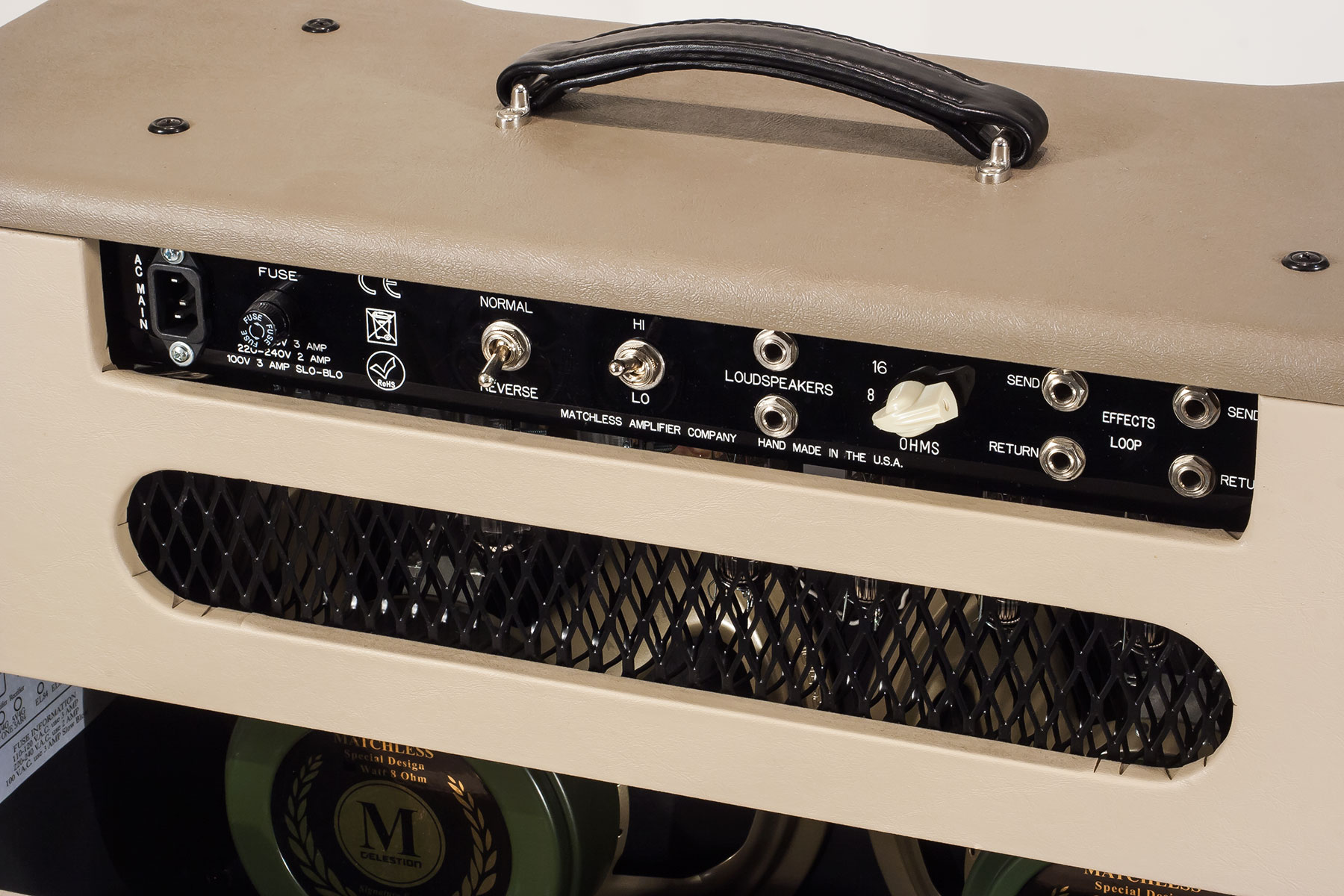 Matchless Dc-30 30w 2x12 Cappuccino/gold - Combo für E-Gitarre - Variation 5