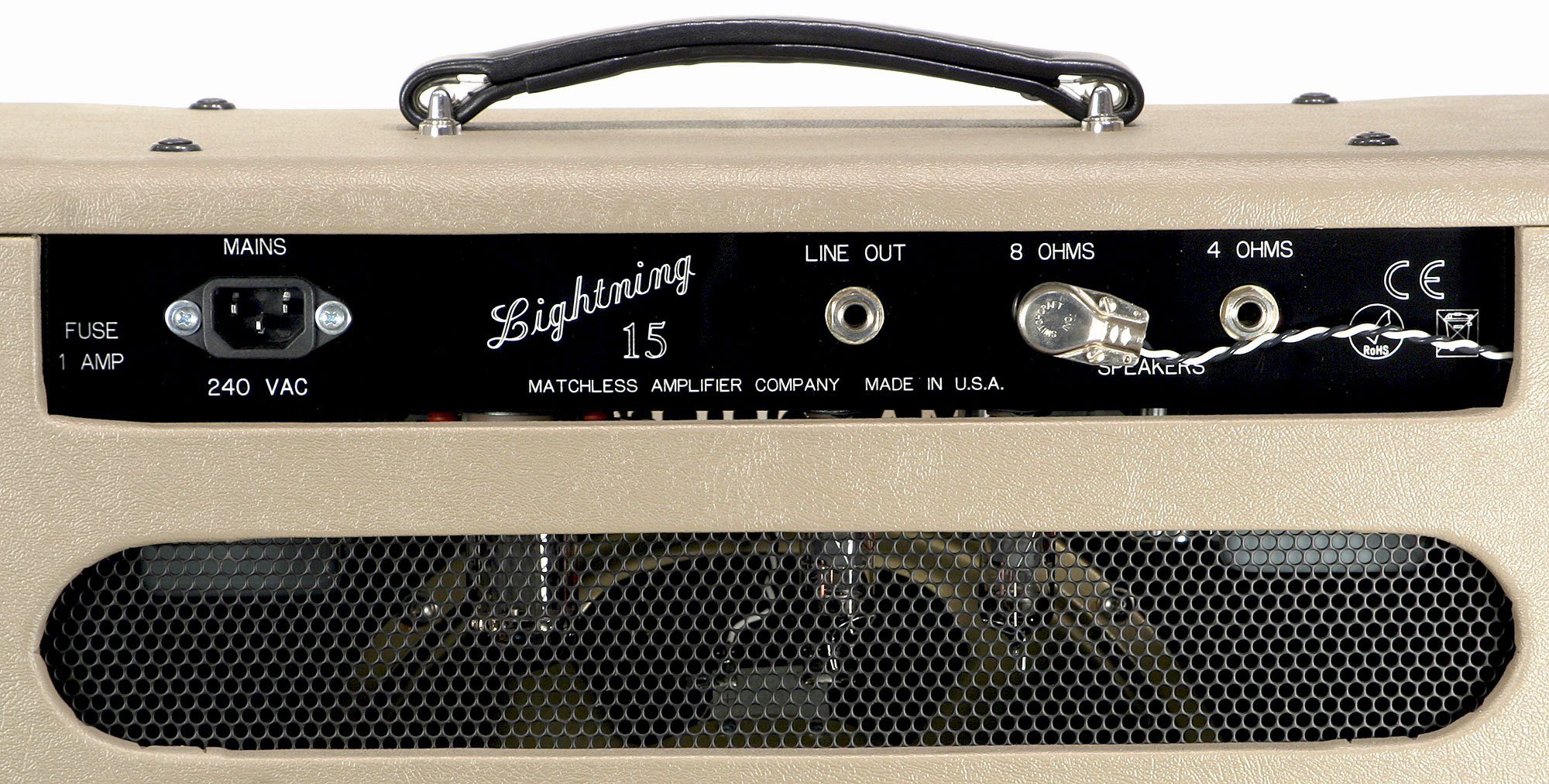 Matchless Lightning 15 112 15w 1x12 Cappucino/gold - Combo für E-Gitarre - Variation 4