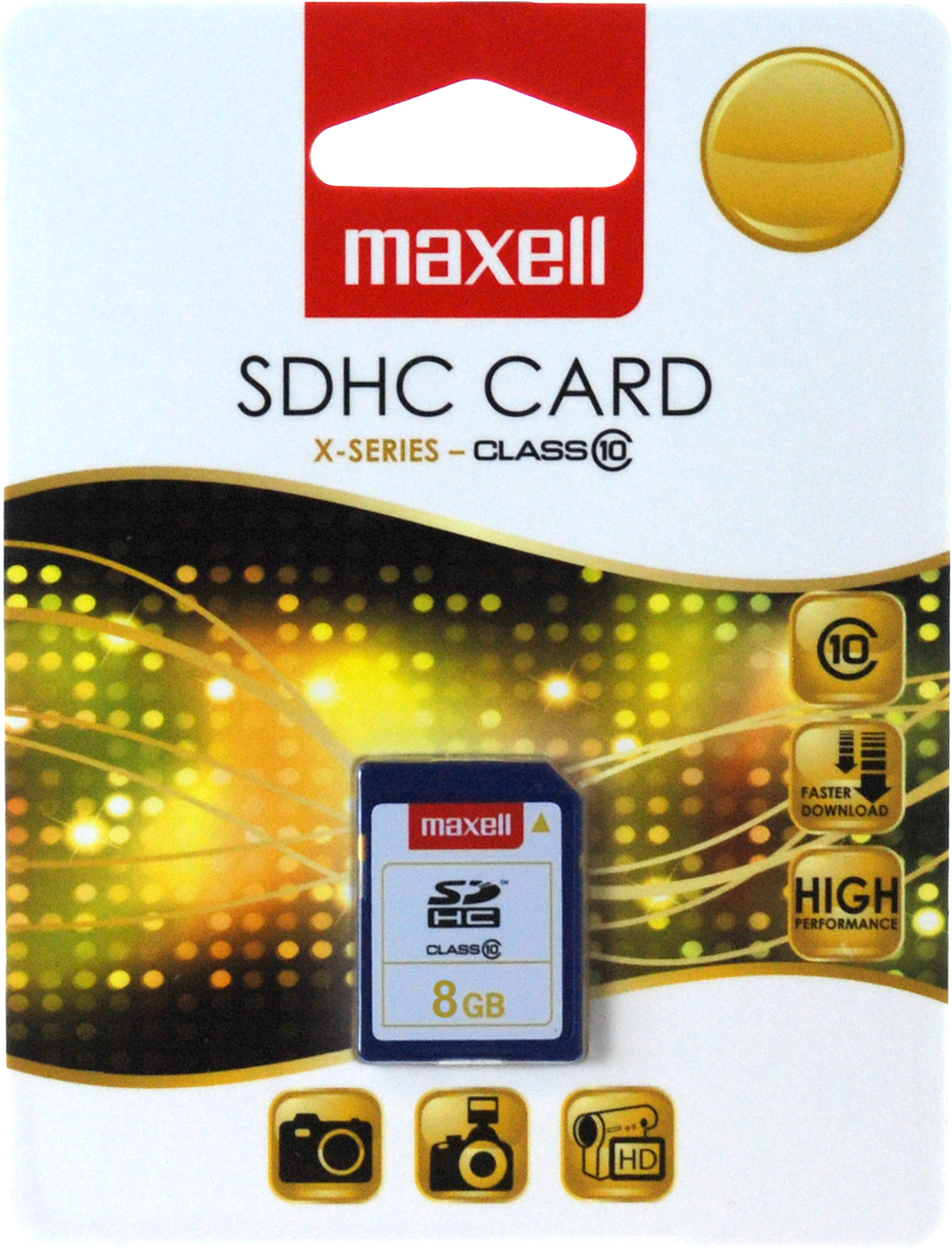 Maxell Sdhc 8gb Class 10 -  - Main picture