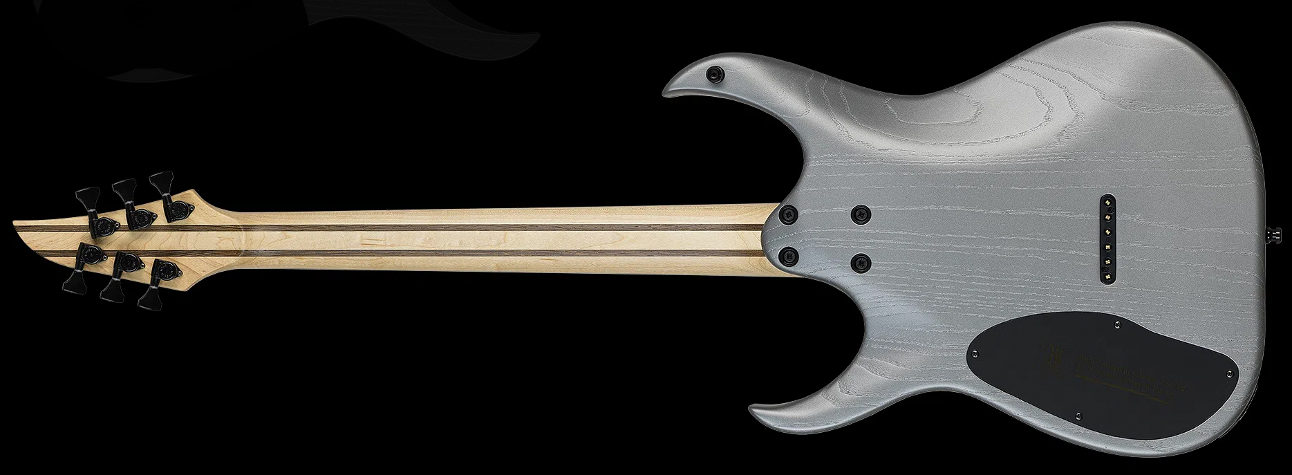 Mayones Guitars Duvell Dt6 2h Ht Bl - Gunmetal Grey Metallic Matt - E-Gitarre in Str-Form - Variation 1
