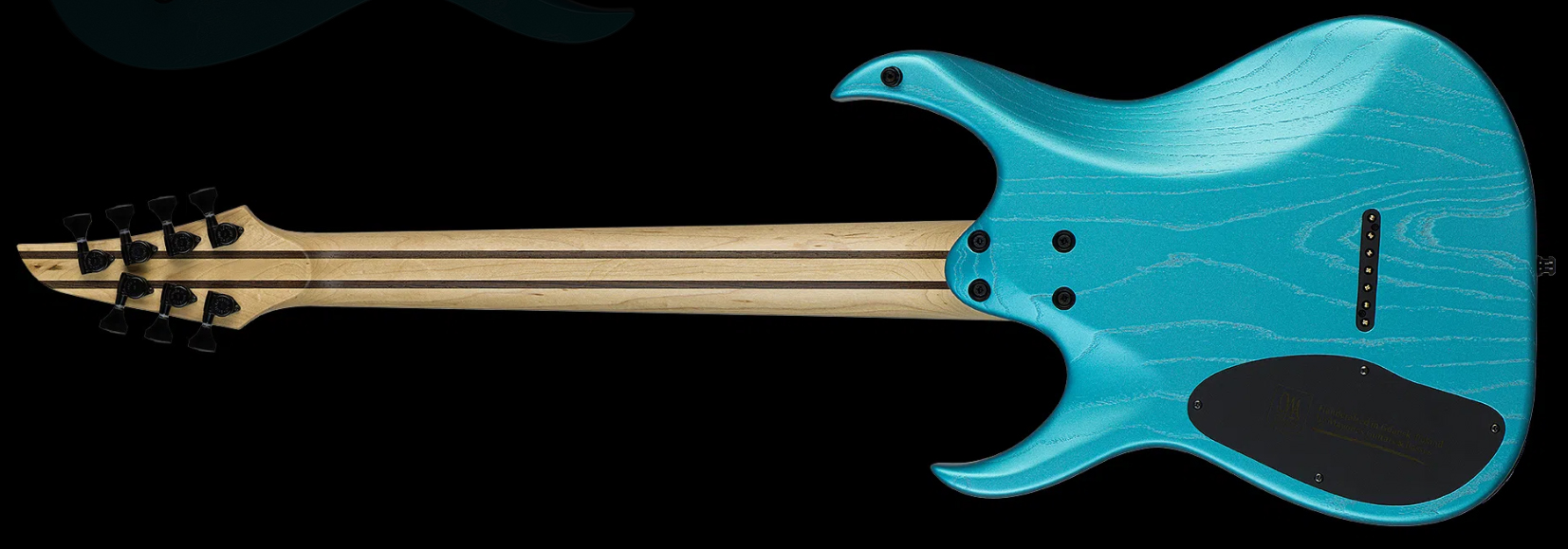 Mayones Guitars Duvell Dt7 7c Baryton 2h Ht Bl - Opal Blue Metallic Matt - Bariton E-Gitarre - Variation 1