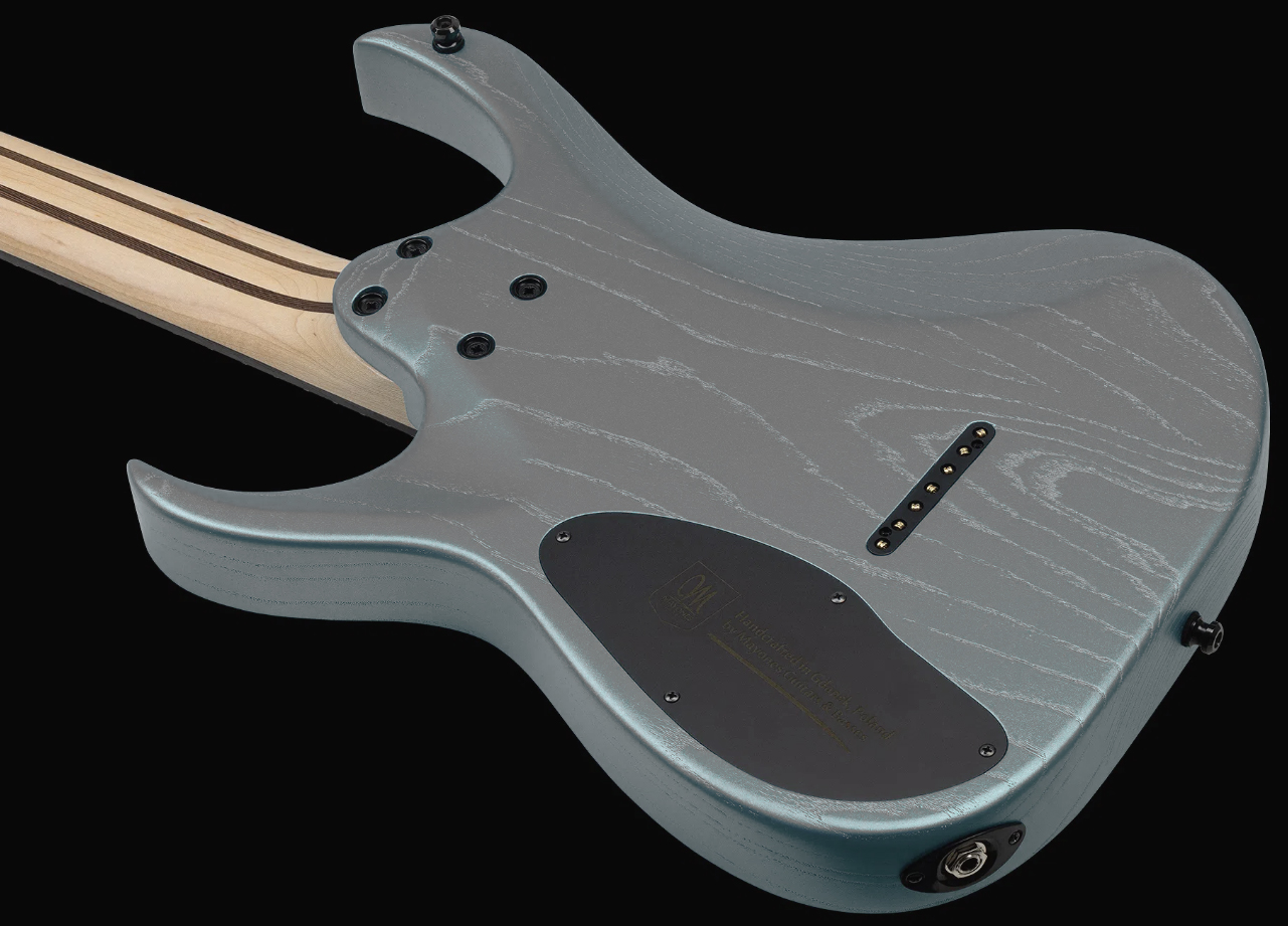 Mayones Guitars Duvell Dt7 7c Baryton 2h Ht Bl - Gunmetal Grey Metallic Matt - Bariton E-Gitarre - Variation 2