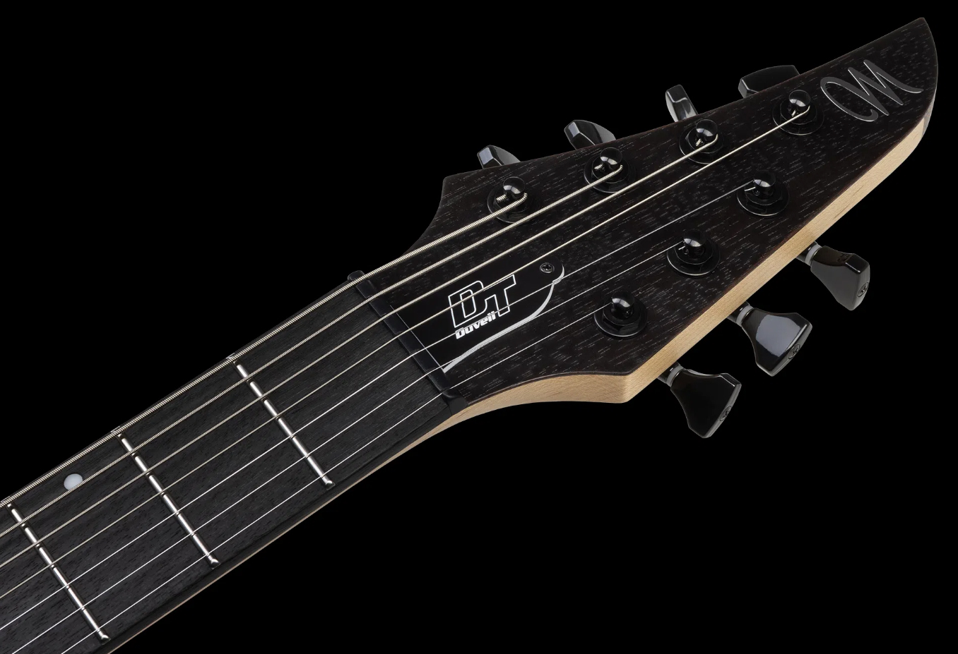 Mayones Guitars Duvell Dt7 7c Baryton 2h Ht Bl - Gunmetal Grey Metallic Matt - Bariton E-Gitarre - Variation 3