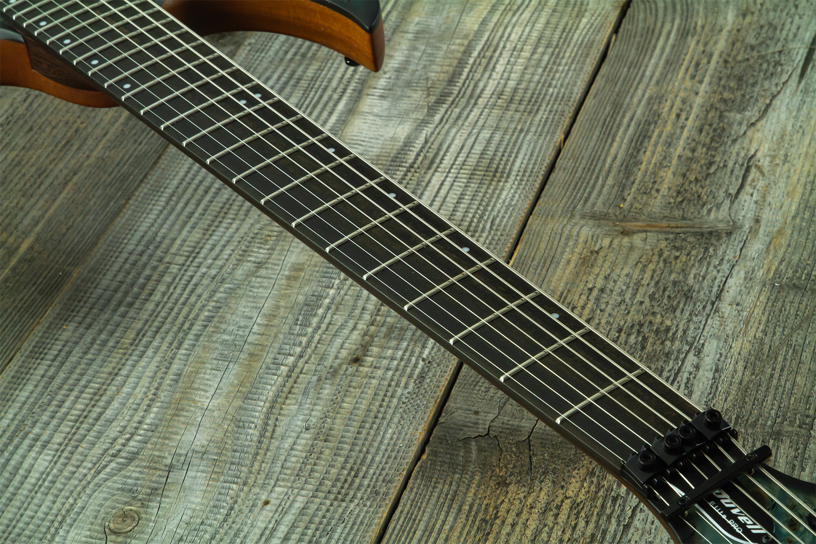 Mayones Guitars Duvell Elite Pro 7c Baryton 2h Velvetrone Fr Eb #df2511178 - Matt Ice Dragon - Bariton E-Gitarre - Variation 6