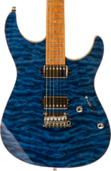 E-gitarre in str-form Mayones guitars Aquila Elite S 6 6 40th Anniversary #AQ2204194 - Trans blue gloss
