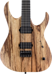 E-gitarre aus metall Mayones guitars Duvell BL 6 - Natural korina