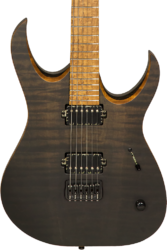 E-gitarre aus metall Mayones guitars Duvell Elite 6 #DF2106534 - Trans jeans black horizon