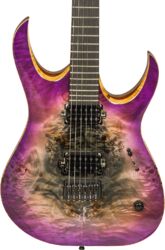 E-gitarre aus metall Mayones guitars Duvell Elite 6 #DF2105470 - Supernova purple