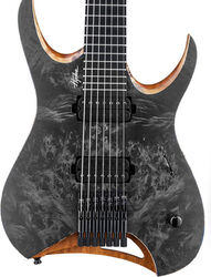 7-saitige e-gitarre Mayones guitars Hydra Elite 7 (Seymour Duncan) - Trans graphite satin
