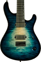 Bariton e-gitarre Mayones guitars Regius 7 #RF2510186 (7-String, Baritone) - Turquoise Iris