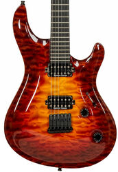 Double cut e-gitarre Mayones guitars Regius Core Classic 6 (Mahogany, Seymour Duncan) - 3-tone sunburst