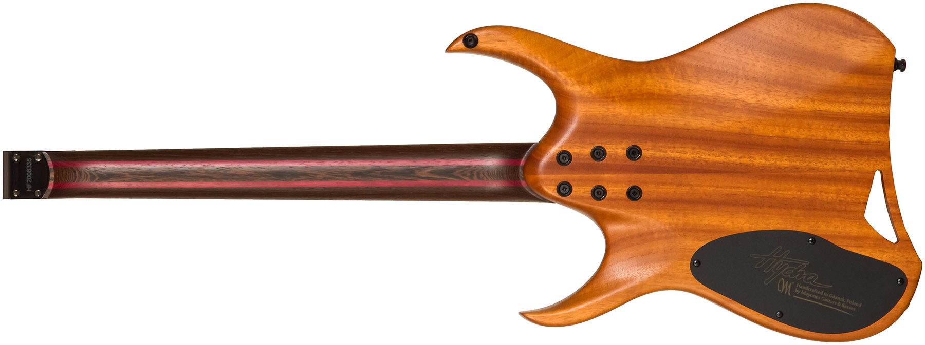 Mayones Guitars Hydra Elite 6 2h Seymour Duncan Ht Eb #hf2008335 - Dirty Red Satin - E-Gitarre aus Metall - Variation 1