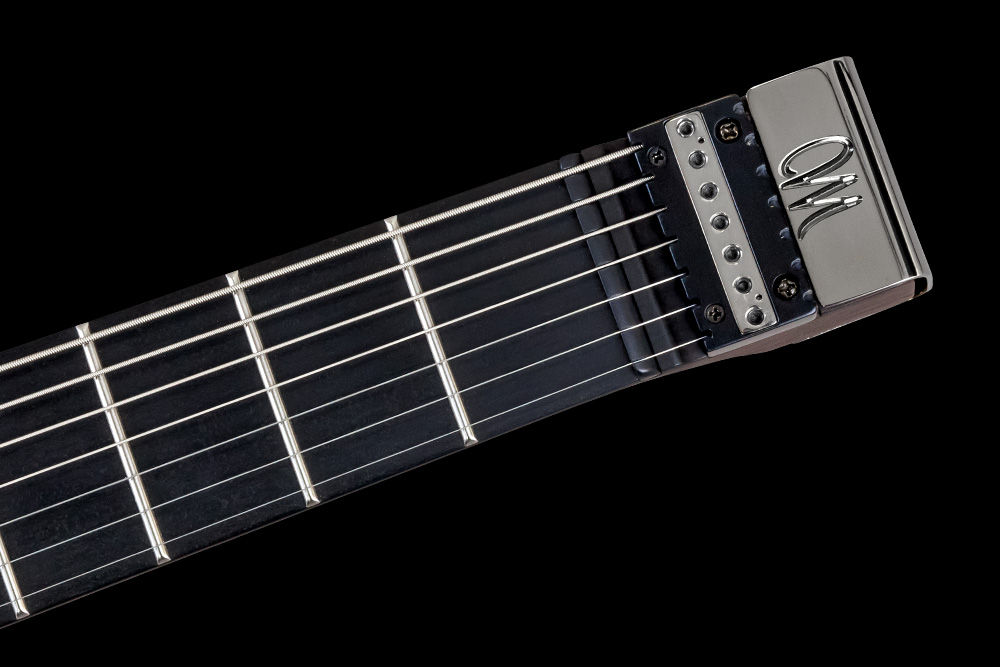 Mayones Guitars Hydra Elite 7 2h Seymour Duncan Ht Eb - Trans Graphite Satin - 7-saitige E-Gitarre - Variation 3