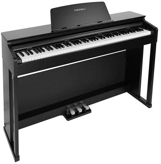 Digitalpiano mit stand Medeli DP 280 BK