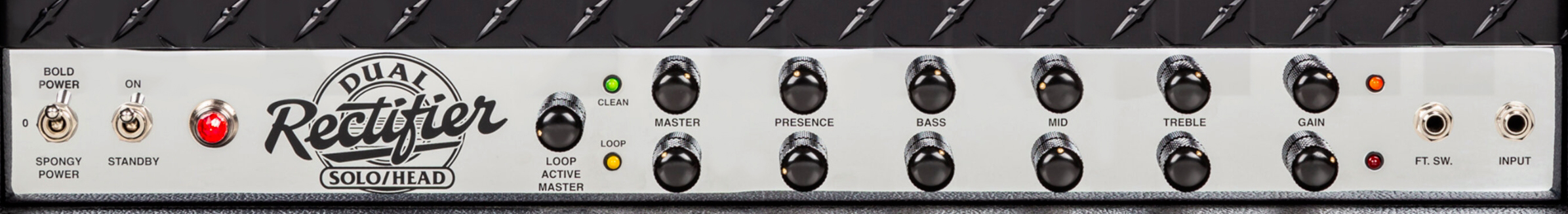 Mesa Boogie 90s Dual Rectifier Head 100w 6l6 Blackout - E-Gitarre Topteil - Variation 2