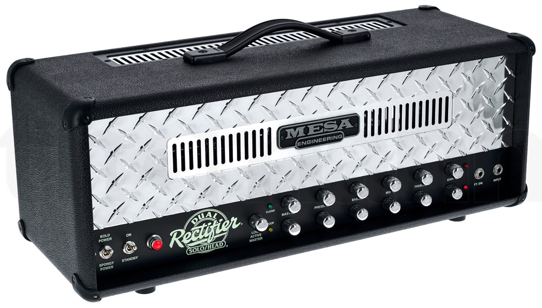 Mesa Boogie 90s Dual Rectifier Standard Head 100w 6l6 Black Bronco - E-Gitarre Topteil - Variation 1
