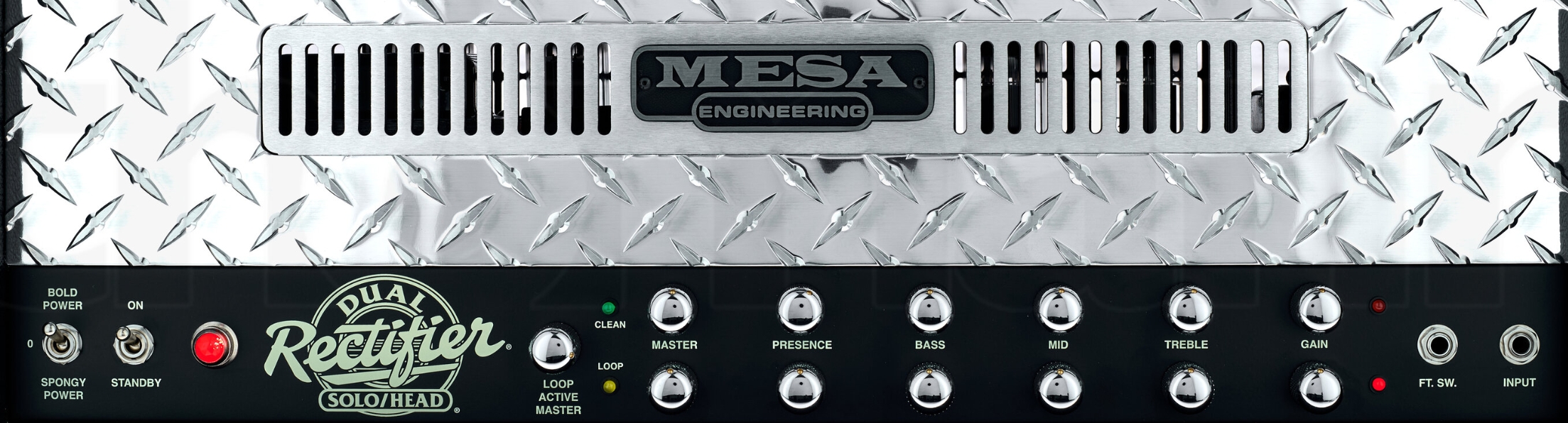 Mesa Boogie 90s Dual Rectifier Standard Head 100w 6l6 Black Bronco - E-Gitarre Topteil - Variation 2