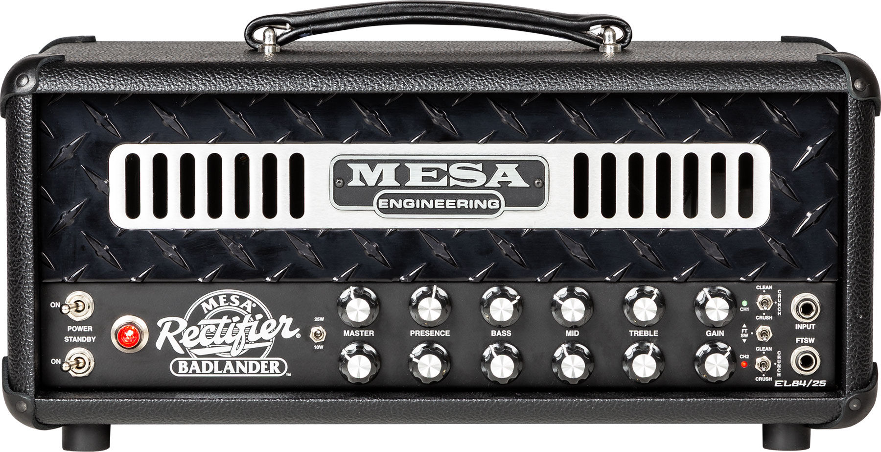 Mesa Boogie Badlander 25 Head 10/25w El84 Black Bronco - E-Gitarre Topteil - Variation 1