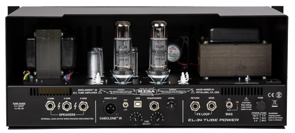 Mesa Boogie Badlander 50 Rackmount Head 50w El34 - E-Gitarre Topteil - Variation 2