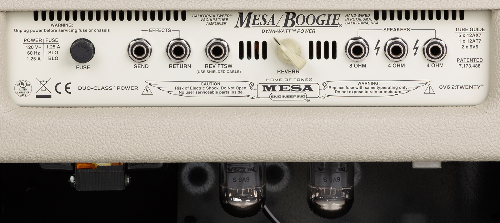Mesa Boogie California Tweed 6v6 2:20 Head 1/10/20w - E-Gitarre Topteil - Variation 3