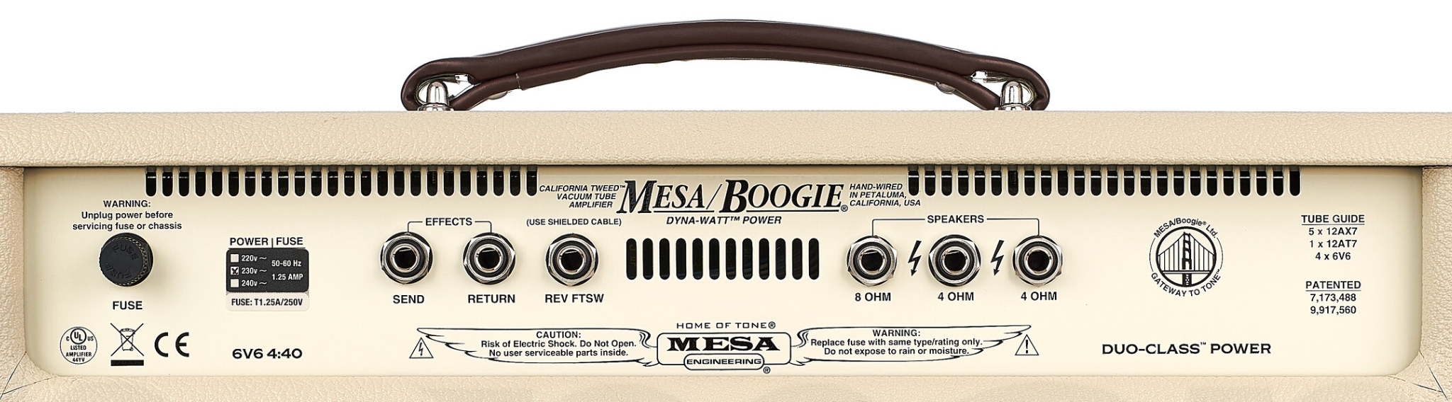 Mesa Boogie California Tweed 6v6 4:40 Head 2/10/20/30/40w - E-Gitarre Topteil - Variation 5
