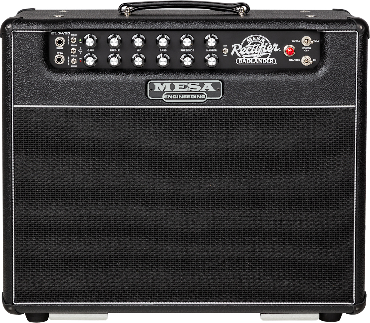 Mesa Boogie Badlander 50 Combo 20/50w El34 Black Bronco - Combo für E-Gitarre - Main picture