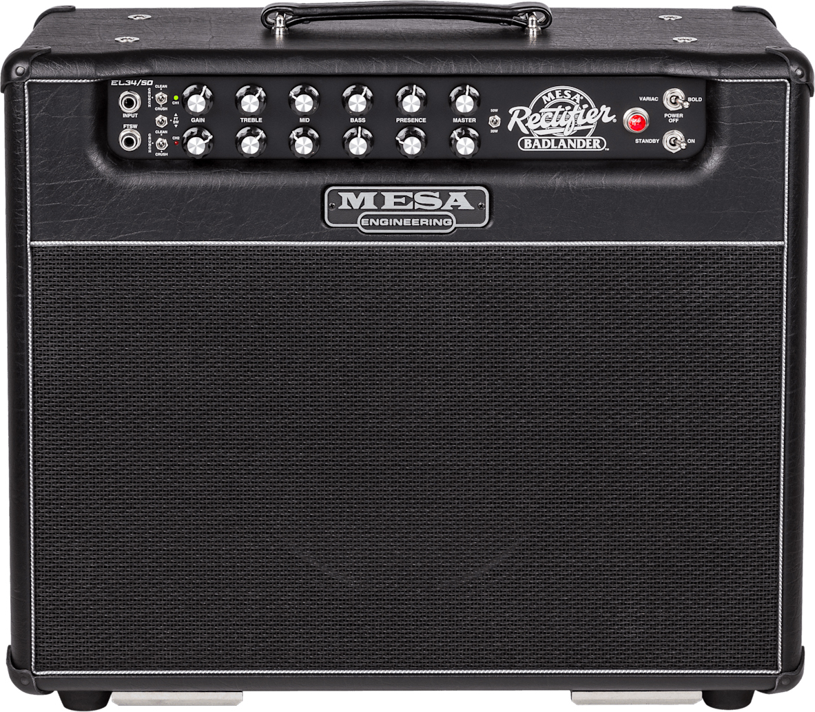 Mesa Boogie Badlander 50 Combo 20/50w El34 Black Taurus - Combo für E-Gitarre - Main picture