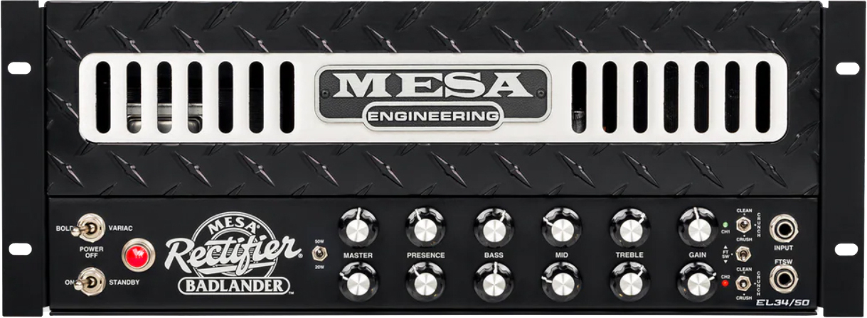 Mesa Boogie Badlander 50 Rackmount Head 50w El34 - E-Gitarre Topteil - Main picture